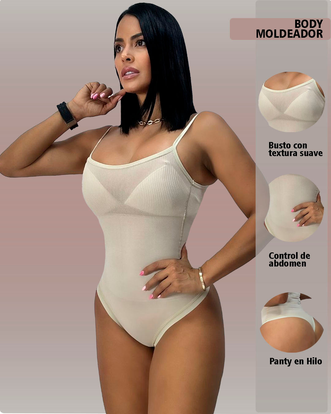 Body moldeador de cintura